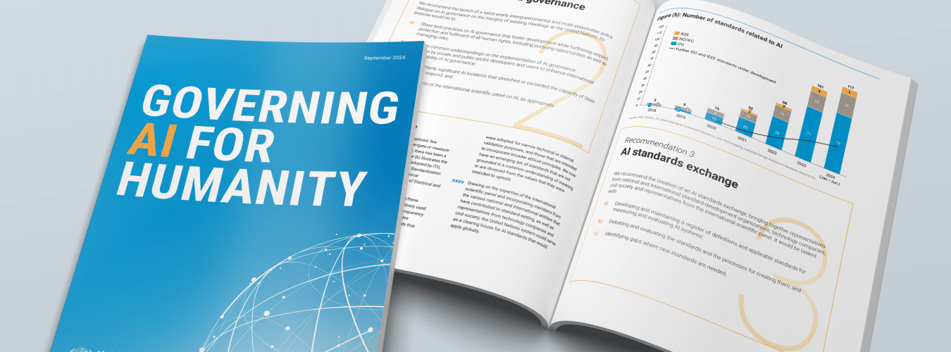 Report on Governing AI for Humanity