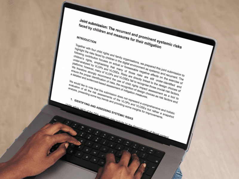 Joint submission: The recurrent and prominent systemic risks faced by children and measures for their mitigation