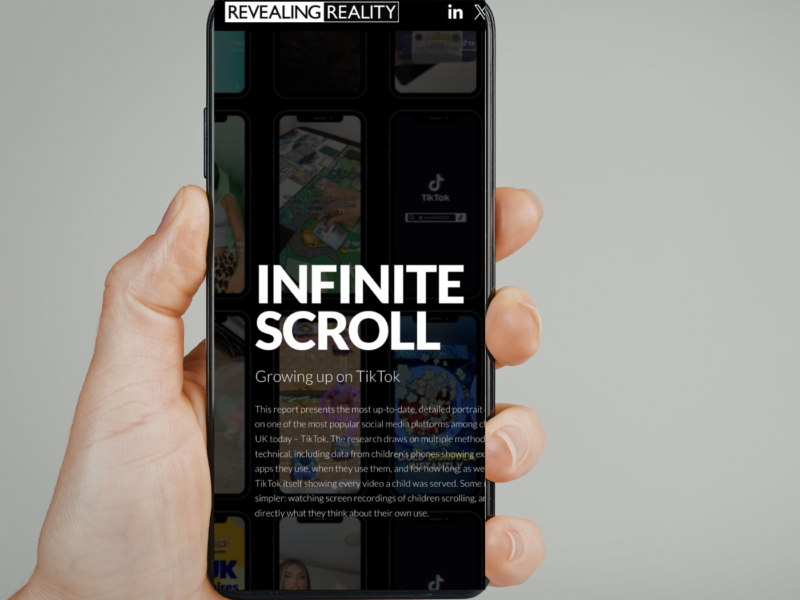 Infinite scroll: growing up on TikTok
