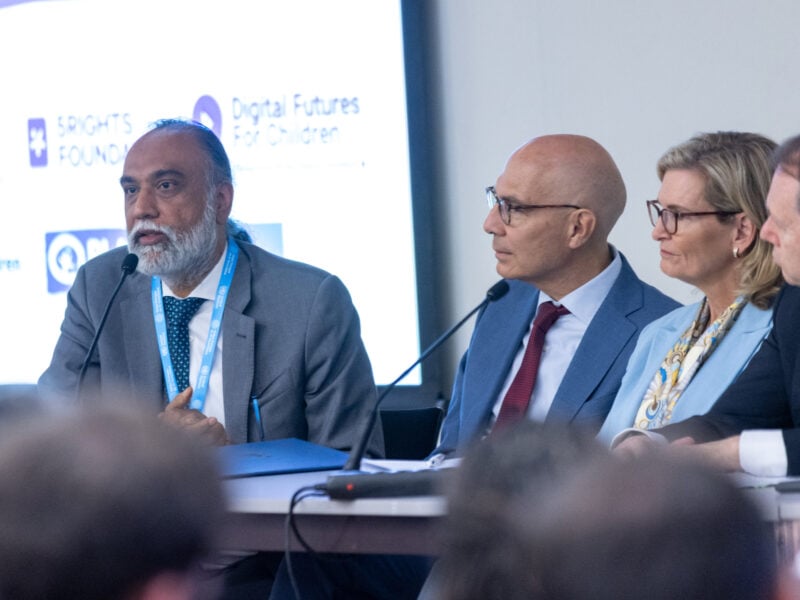 Leaders recommit to protecting children’s rights at first UN AI Summit